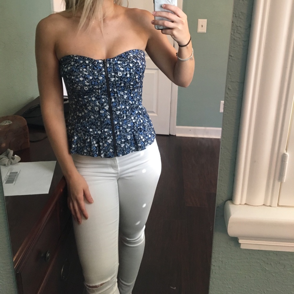 Strapless top - Picture 2 of 4